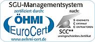 SCC Zertifikat TÜV Rheinland