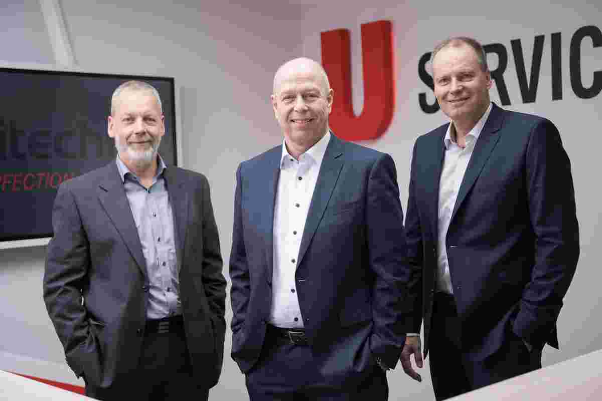 Unitechnik Systems GmbH Geschäftsleitung Torsten Ley, Dirk Panske und Michael Huhn